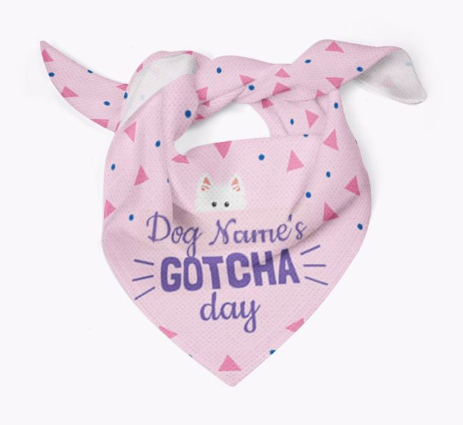 'Gotcha Day' - Personalized {breedFullName} Bandana